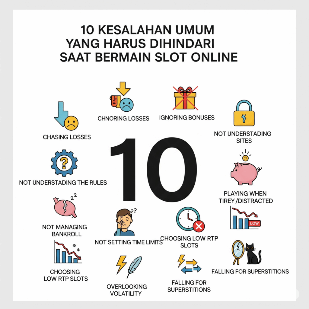 10 Kesalahan Umum yang Harus Dihindari Saat Bermain Slot Online