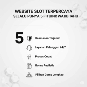 Website Slot Terpercaya Selalu Punya 5 Fitur Ini! Kamu Wajib Tahu