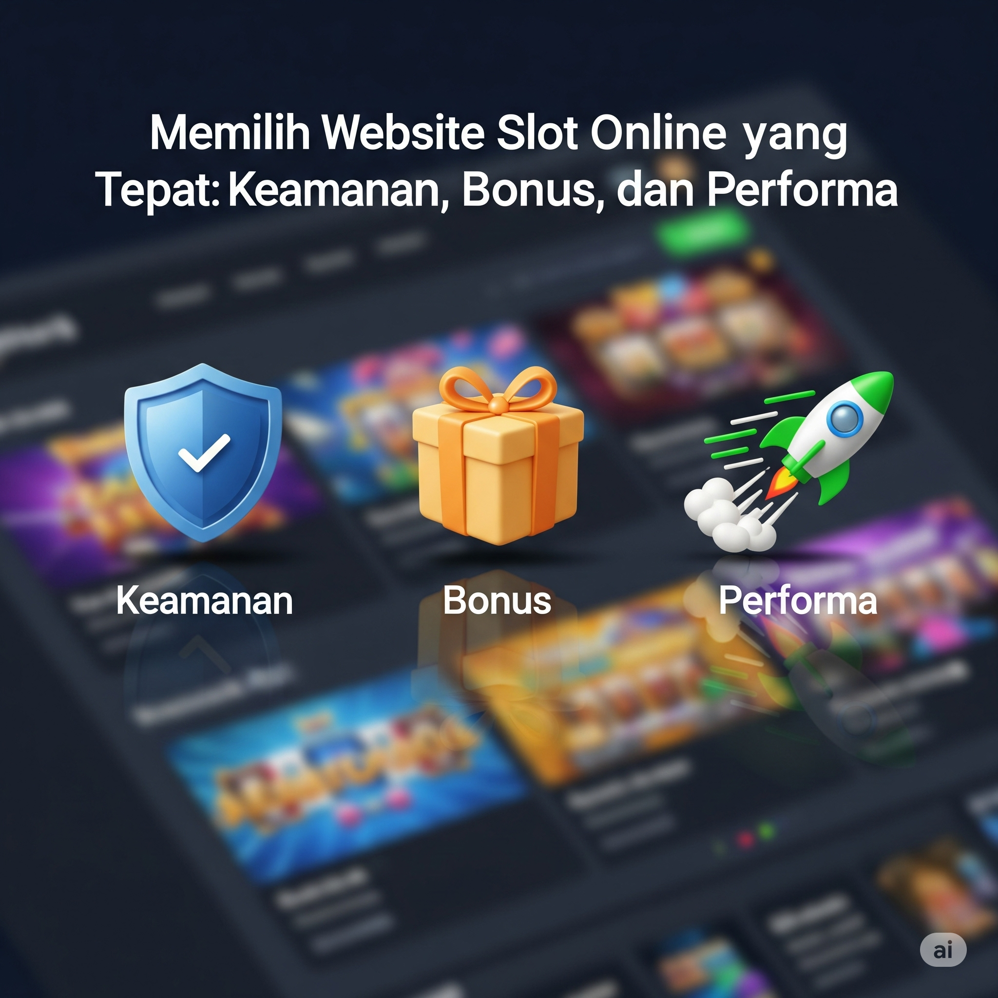 Memilih Website Slot Online yang Tepat: Keamanan, Bonus, dan Performa